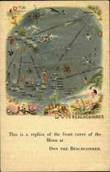 DON the BEACHCOMBER, 1727 No. Mecadden Place 101 East Walton Place Postcard