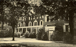 College Point House, Hanover College Indiana Postcard Postcard