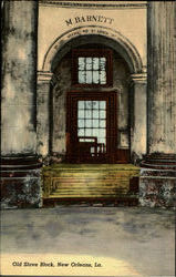 Old Slave Block Postcard