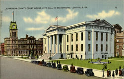 Jefferson Country House, City Hall In Background Postcard