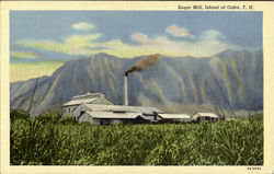 Suger Mill Island of Oahu, HI Postcard Postcard