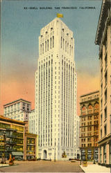 Shell Building Postcard
