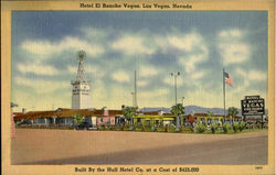 Hotel Ei Rancho Vegas Postcard