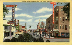 Fremont Street Looking East Postcard