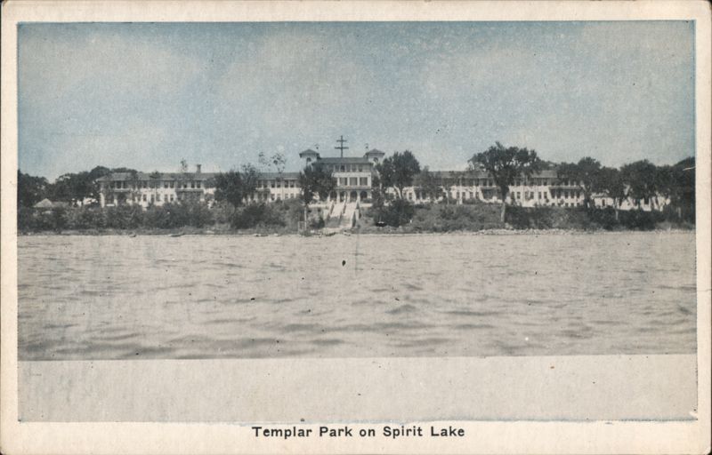 Templar Park on Spirit Lake Iowa