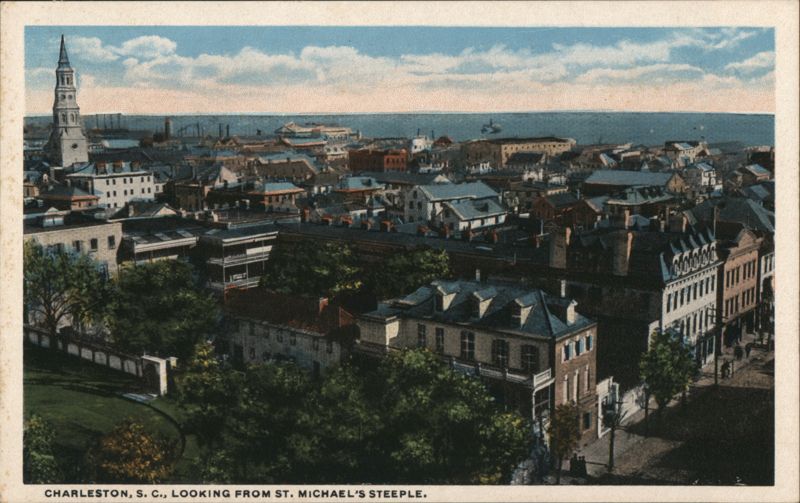 Charleston, SC, Looking from St. Michael's Steeple South Carolina