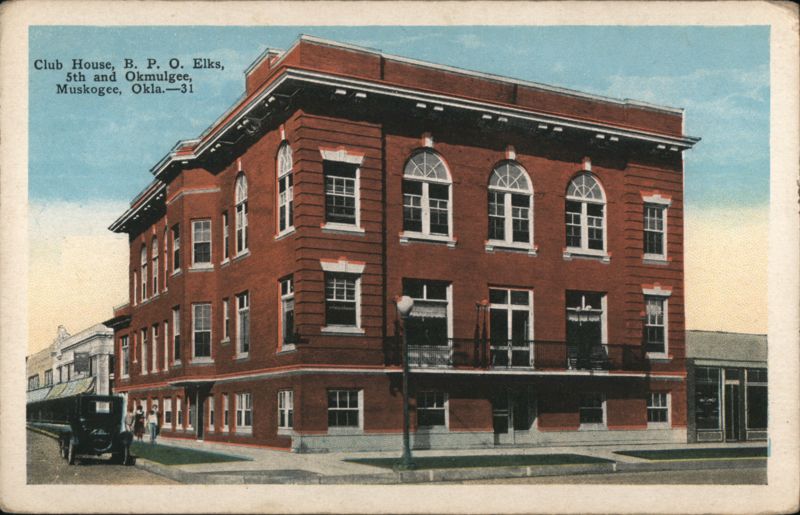 Club House, B. P. O. Elks Muskogee Oklahoma