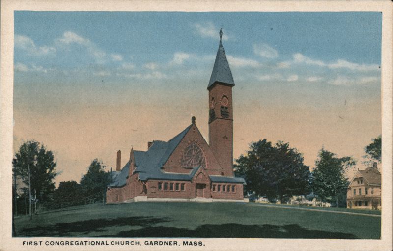 First Congregational Church, Gardner, Mass. Massachusetts