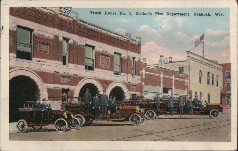 Truck House No. 1, Oshkosh Fire Department Wisconsin