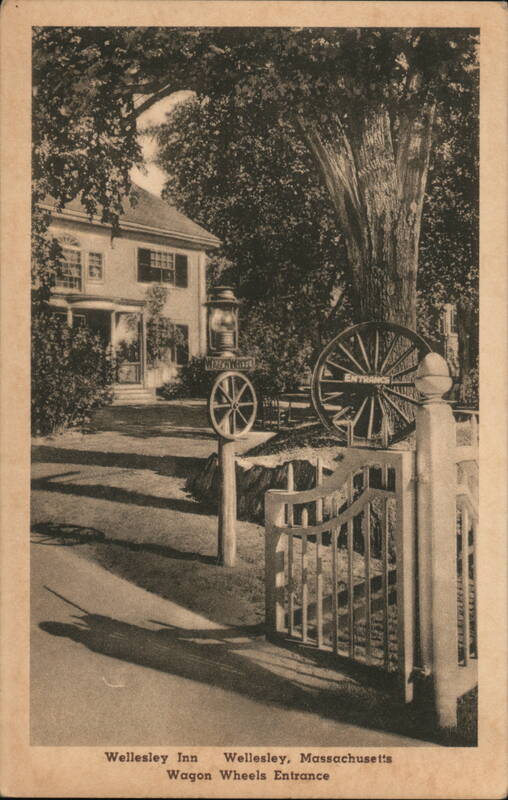 Wellesley Inn Wagon Wheels Entrance Massachusetts