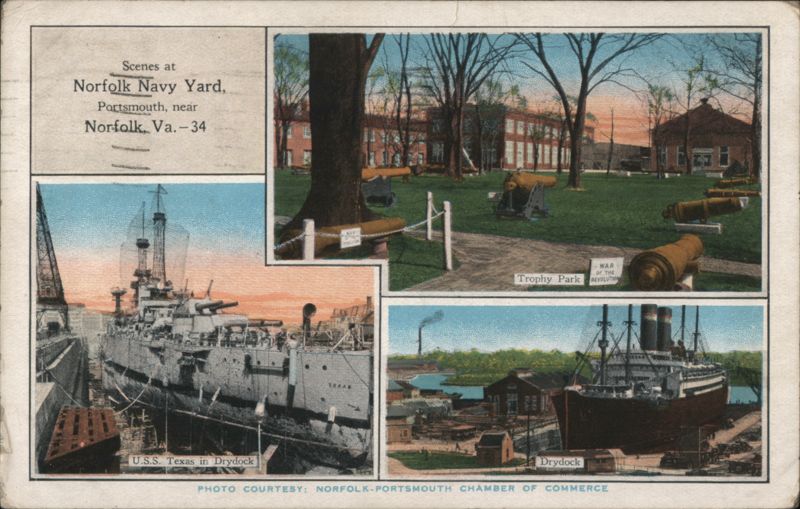 Scenes at Norfolk Navy Yard, Portsmouth, VA Virginia