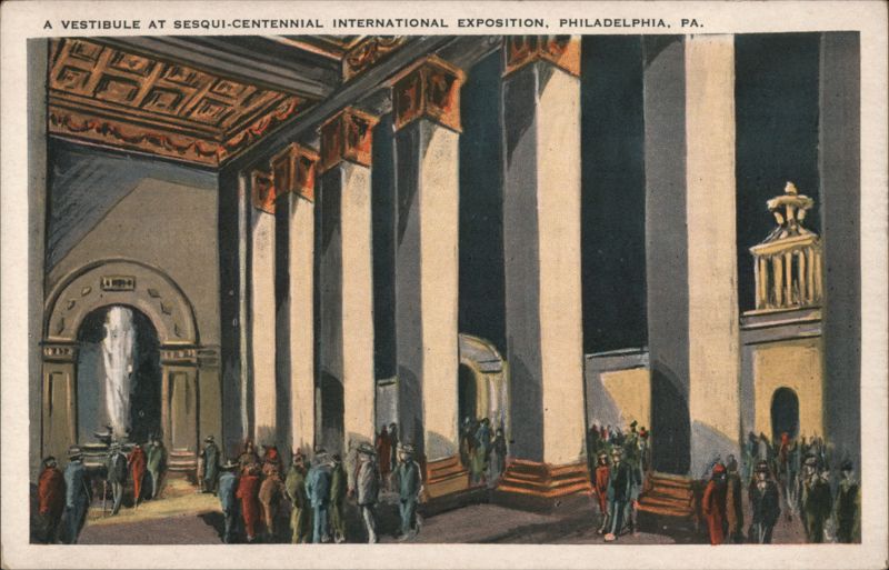 A Vestibule at Sesqui-Centennial International Exposition Philadelphia Pennsylvania