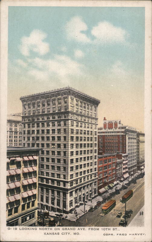 Looking North on Grand Ave. from 10th St. Kansas City Missouri