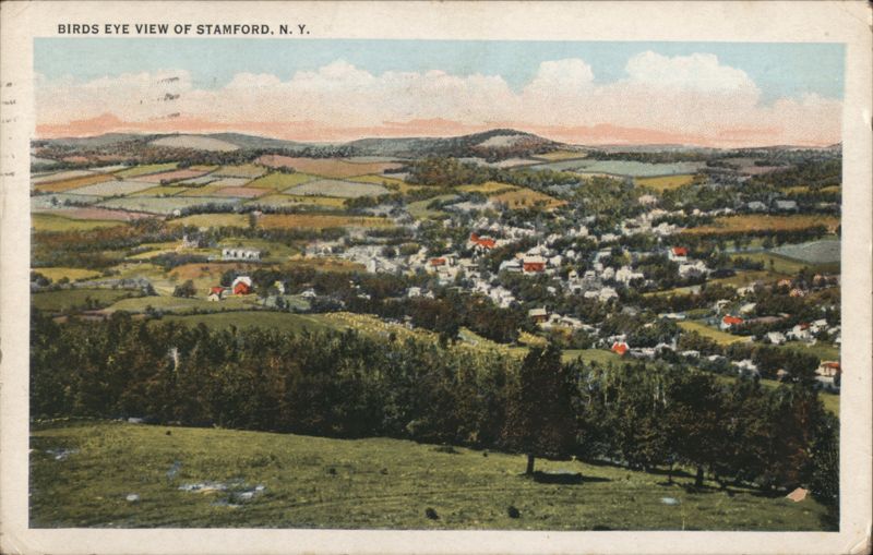Bird's Eye View of Stamford New York