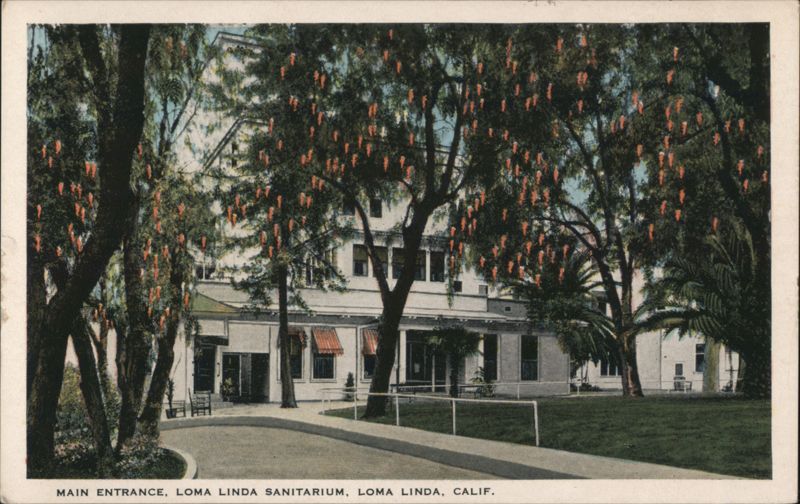 Main Entrance, Loma Linda Sanitarium California