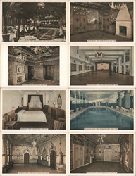 Set of 8 The Park Central Hotel Postcard