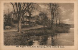 The Meyer's Farm, Lake Zuonipaug Postcard