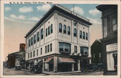 B. P. O. E. Home, Fall River, Mass. Postcard