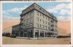 The Chandler, Coos Bay's Leading Hotel Postcard