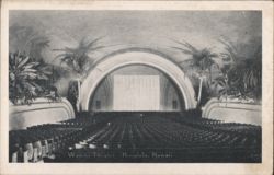 Interior, Waikiki Theater Postcard