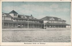 Manhattan Hotel on Okoboji Postcard