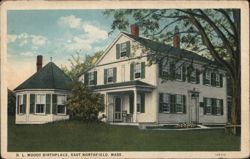 D. L. Moody Birthplace, East Northfield Postcard