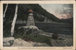 The Lighthouse and Ledges, Newfound Lake Postcard