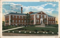 Community Hospital Postcard