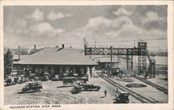 Railroad Station Postcard