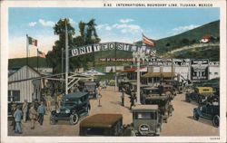 International Boundary Line, Tijuana Postcard
