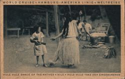 Hule Hule Dance of the Natives, Hilo Postcard