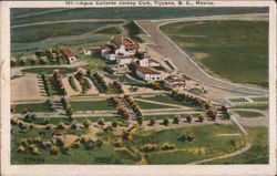 Agua Caliente Jockey Club Postcard