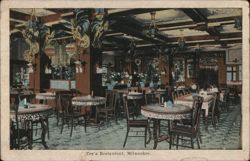 Toy's Restaurant, Milwaukee Postcard