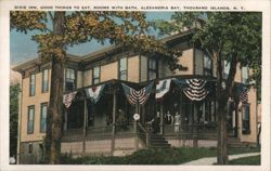 Dixie Inn, Alexandria Bay, NY Postcard