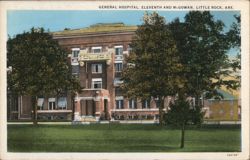 General Hospital, Eleventh and McGowan Postcard
