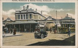 Norfolk, Portsmouth & Berkley Ferries Postcard