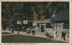 The "Midway," Orange Lake Park Postcard
