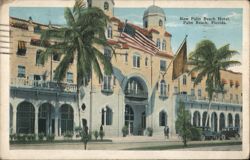 New Palm Beach Hotel Postcard