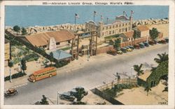 Abraham Lincoln Group, Chicago World's Fair Postcard