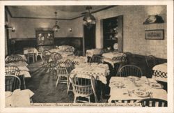Country Room - Town and Country Restaurant, New York Postcard