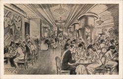 Ye Eat Shoppe, The Home of the Sizzling Platter Postcard