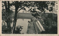 The Bridge and Dam of the Swimming Hole Postcard