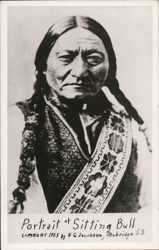 Portrait of Sitting Bull H.C. Jacobson Native Americana