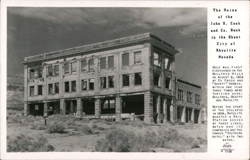 Ruins of the John S. Cook and Co. Bank, Rhyolite, Nevada