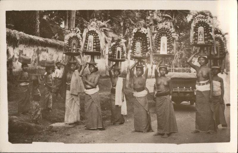 Temple Offerings, Bali Indonesia Southeast Asia