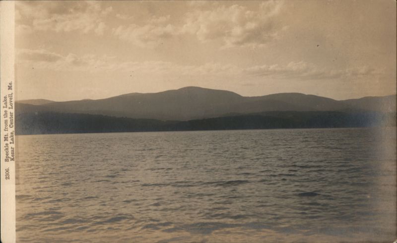 Speckle Mt. from the Lake Center Lovell Maine