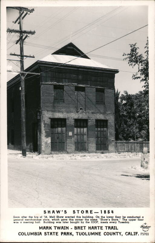 Shaw's Store - 1854, Columbia State Park, CA California