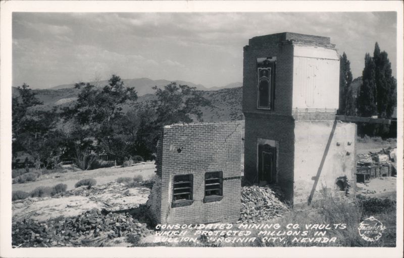 Consolidated Mining Co. Vaults, Virginia City, Nevada