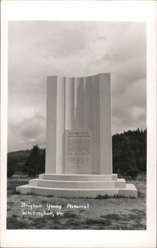 Brigham Young Memorial Whitingham Vermont