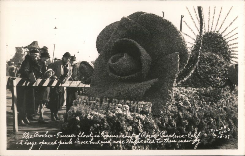 Booher-Tanner Float in Tournament of Roses, Pasadena California